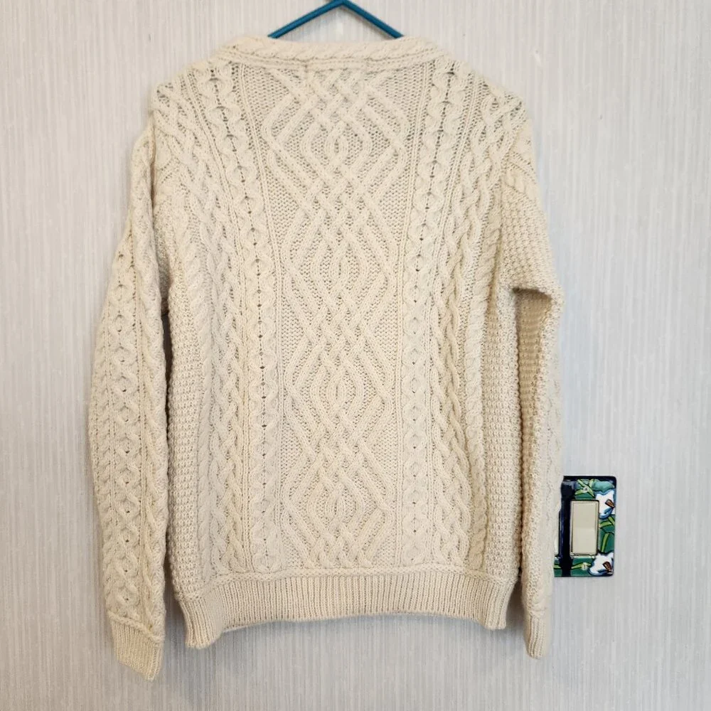 Aran Crafts Wool Sweater M - Picture 3 of 3